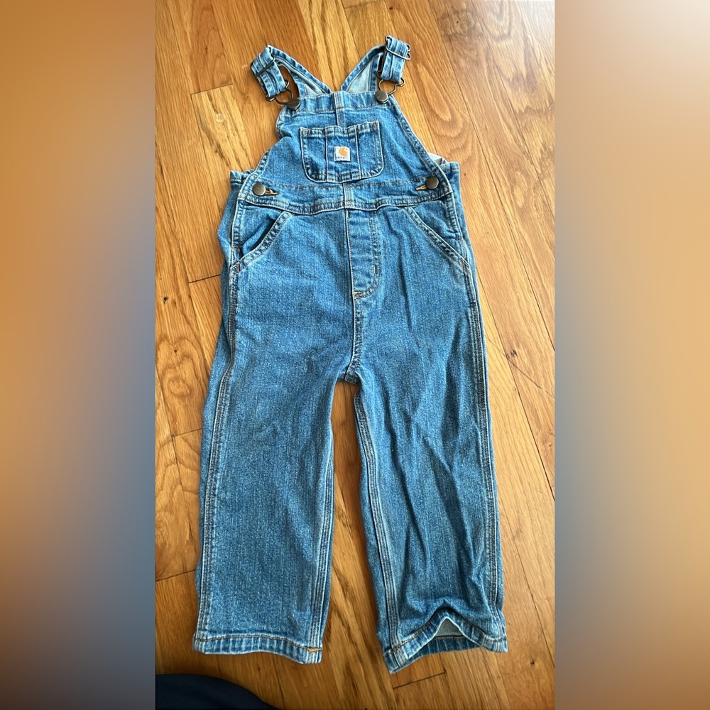 Carhartt Blue Denim Bib Overalls